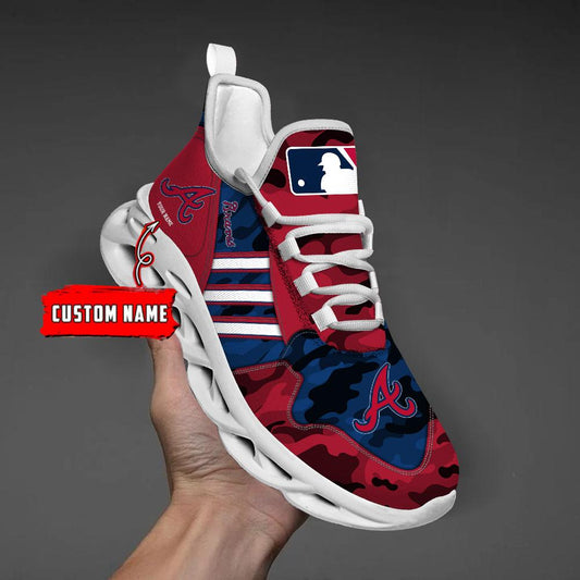 Ideafootwear Atlanta Braves Max Soul Shoes Sneakers For Men And Women