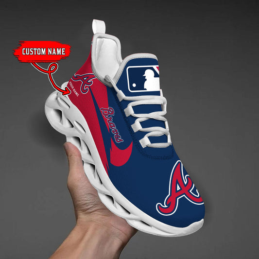 Ideafootwear Atlanta Braves Max Soul Shoes Sneakers For Men And Women