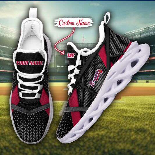 Ideafootwear Atlanta Braves MLB Max Soul Shoes Sneakers For Men And Women