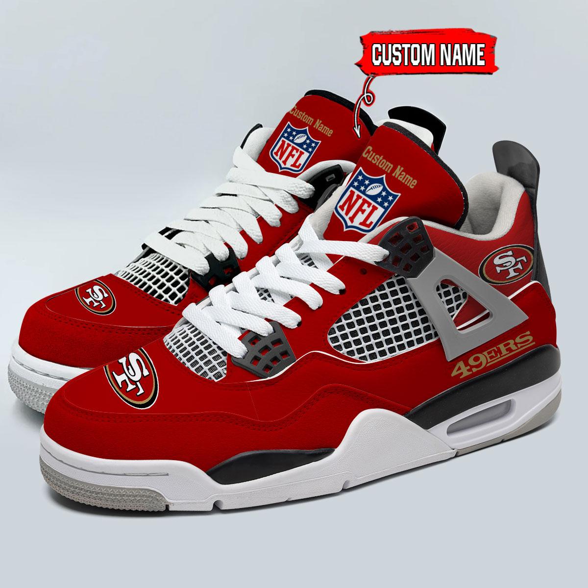 Ideafootwear Atlanta Falcons AJ4 Sneakers Shoes For Men And Women