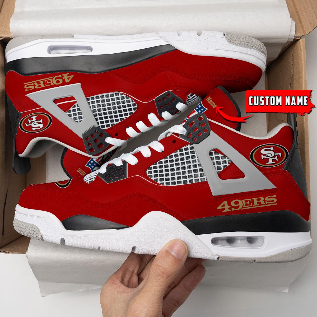 Ideafootwear Atlanta Falcons AJ4 Sneakers Shoes For Men And Women
