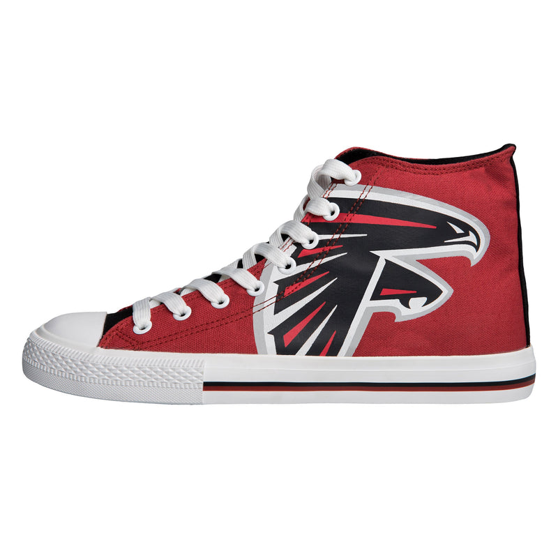 Ideafootwear Atlanta Falcons High Top Canvas Sneakers Shoes For Men And Women