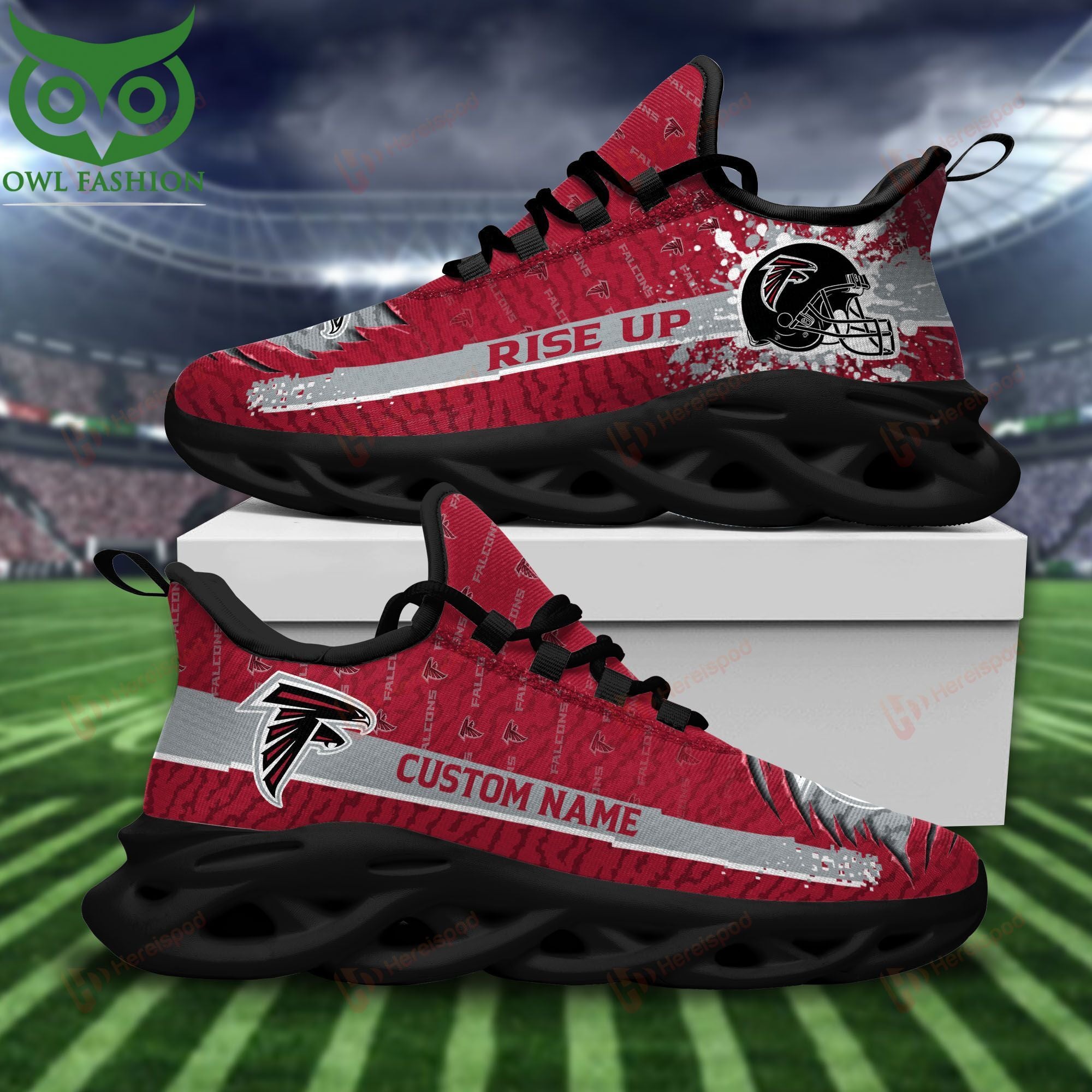 Ideafootwear Atlanta Falcons Max Soul Shoes Sneakers For Men And Women
