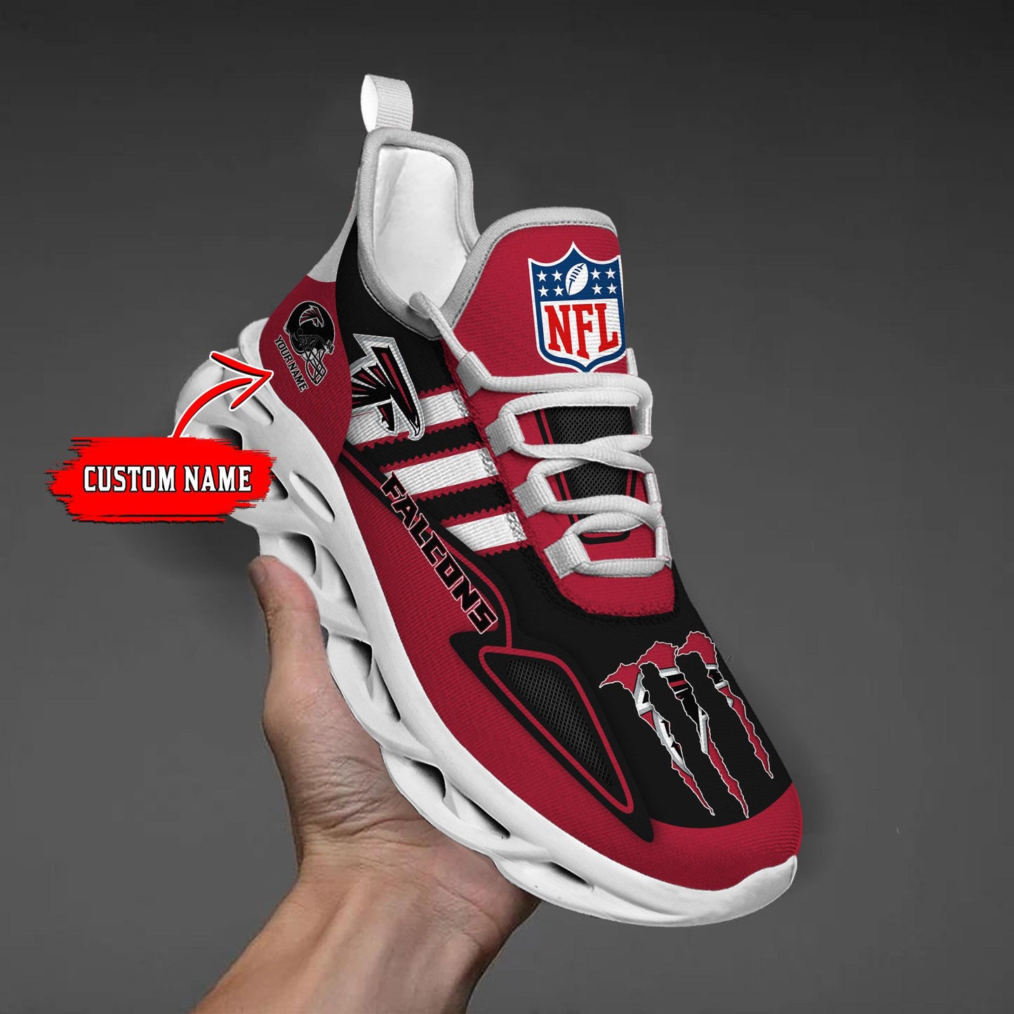 Ideafootwear Atlanta Falcons Max Soul Shoes Sneakers For Men And Women