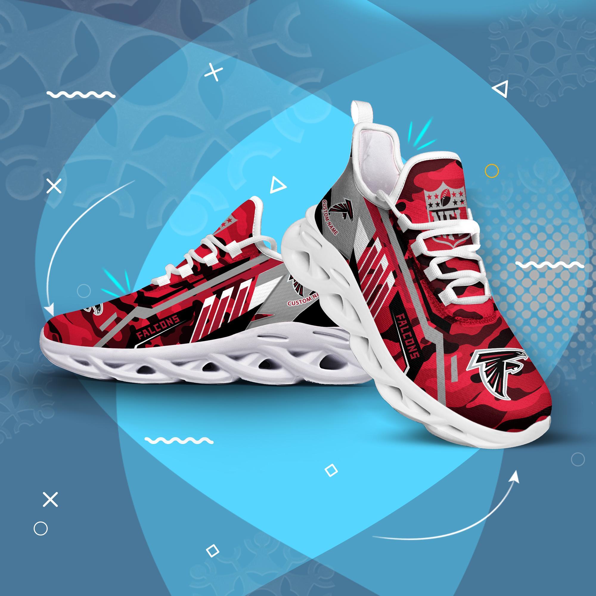 Ideafootwear Atlanta Falcons Max Soul Shoes Sneakers For Men And Women