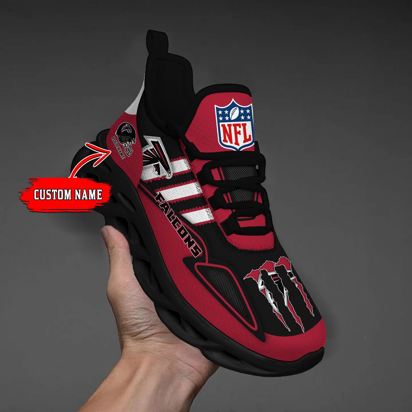 Ideafootwear Atlanta Falcons Max Soul Shoes Sneakers For Men And Women