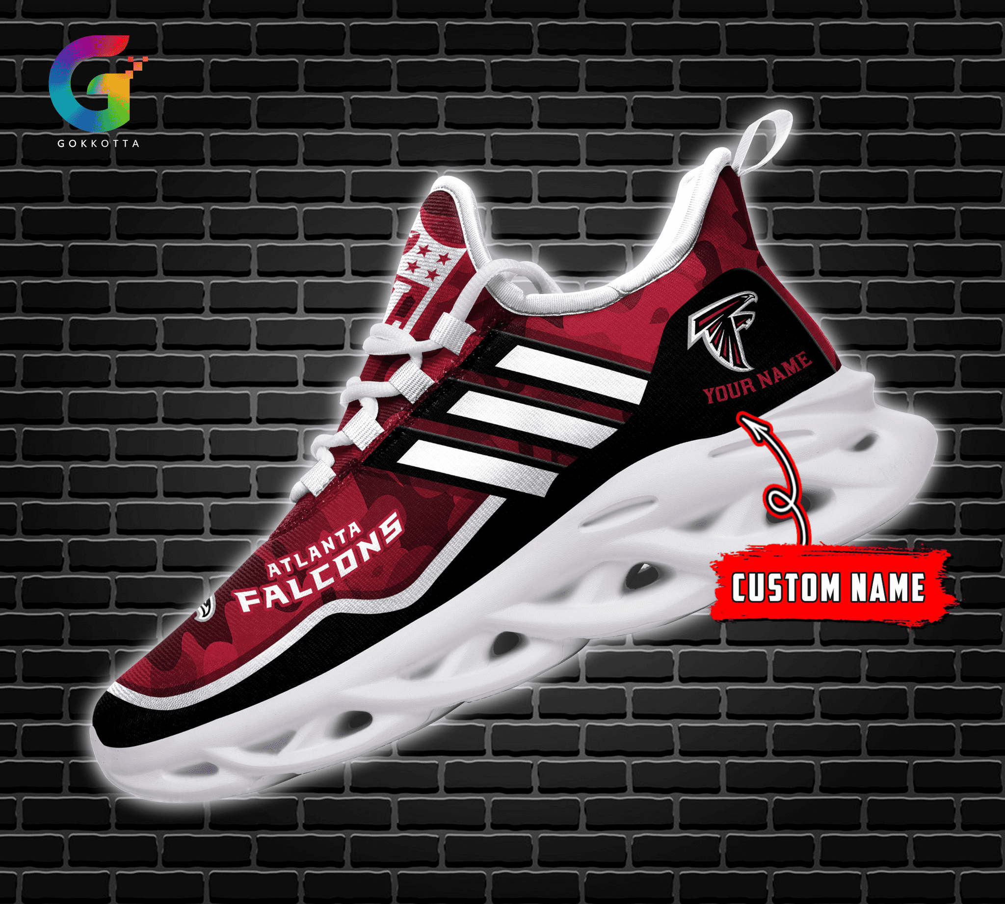 Ideafootwear Atlanta Falcons Max Soul Shoes Sneakers For Men And Women
