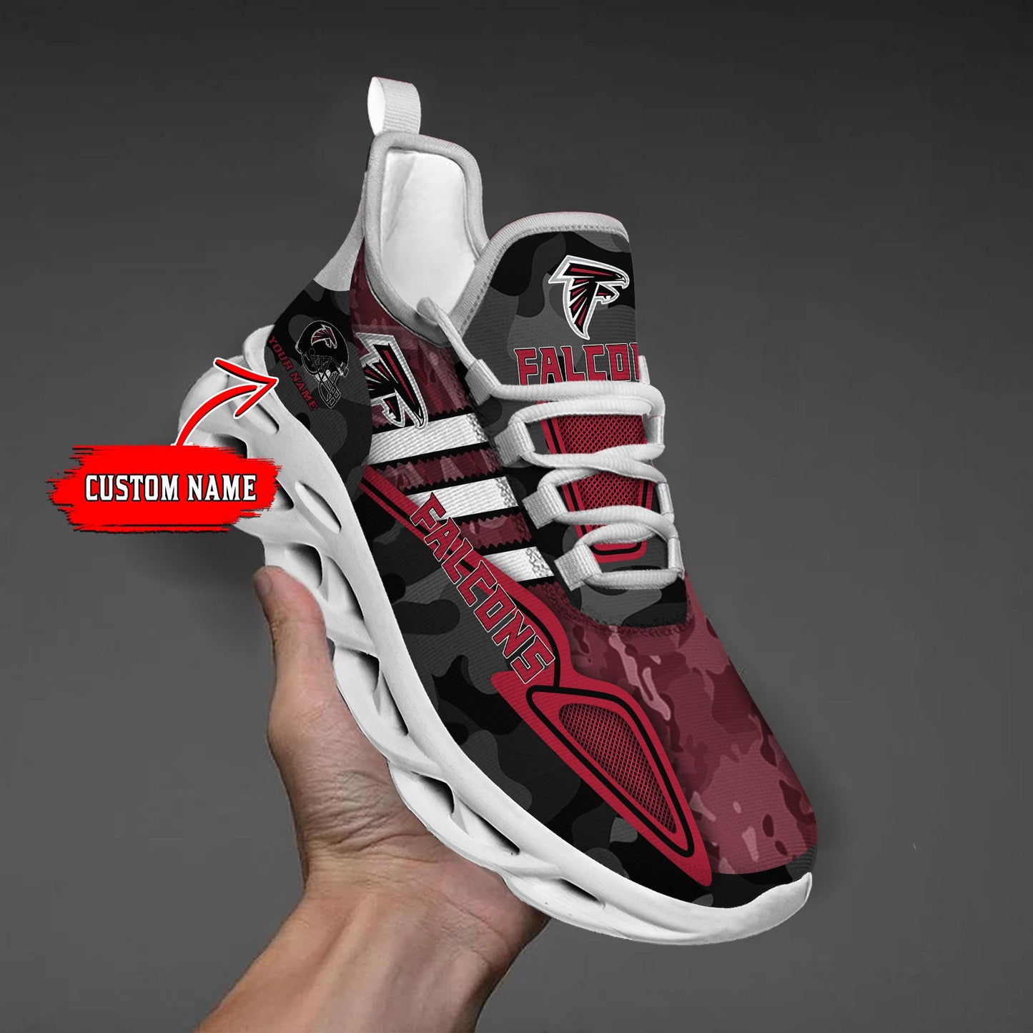 Ideafootwear Atlanta Falcons Max Soul Shoes Sneakers For Men And Women