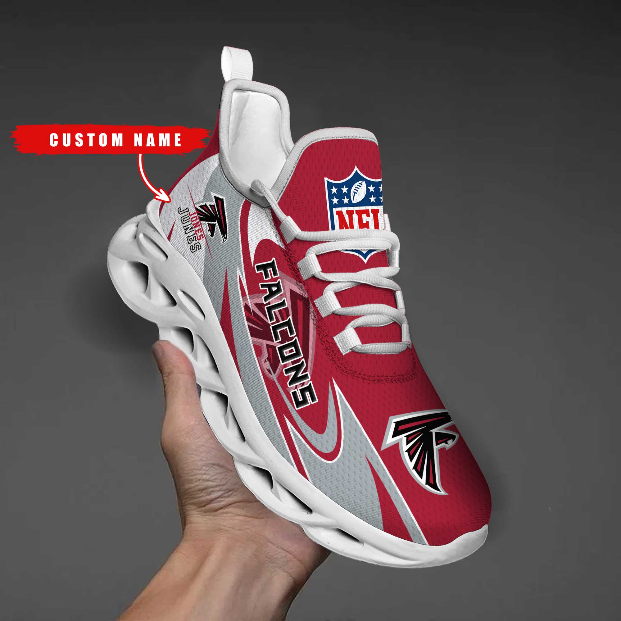 Ideafootwear Atlanta Falcons Max Soul Shoes Sneakers For Men And Women