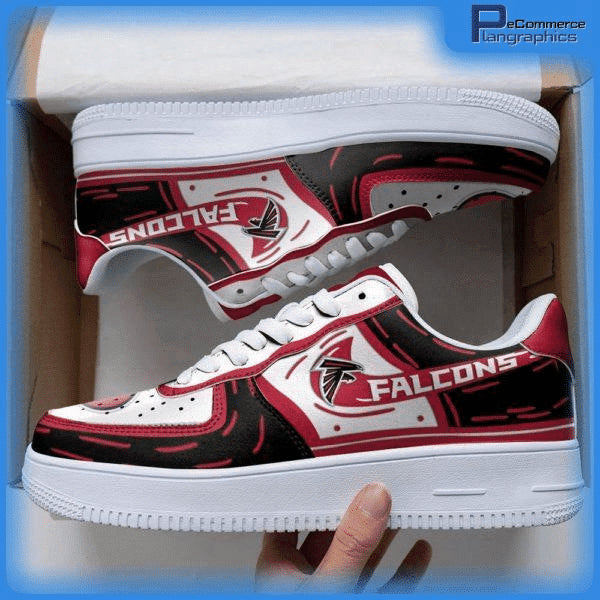 Ideafootwear Atlanta Falcons NFL Air Low-Top Sneakers Shoes For Men And Women