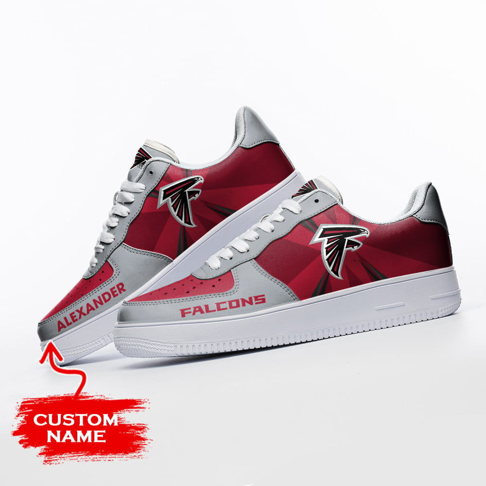 Ideafootwear Atlanta Falcons NFL Air Low-Top Sneakers Shoes For Men And Women