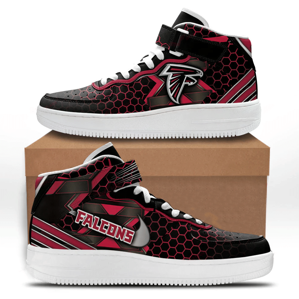 Ideafootwear Atlanta Falcons NFL Air Low-Top Sneakers Shoes For Men And Women