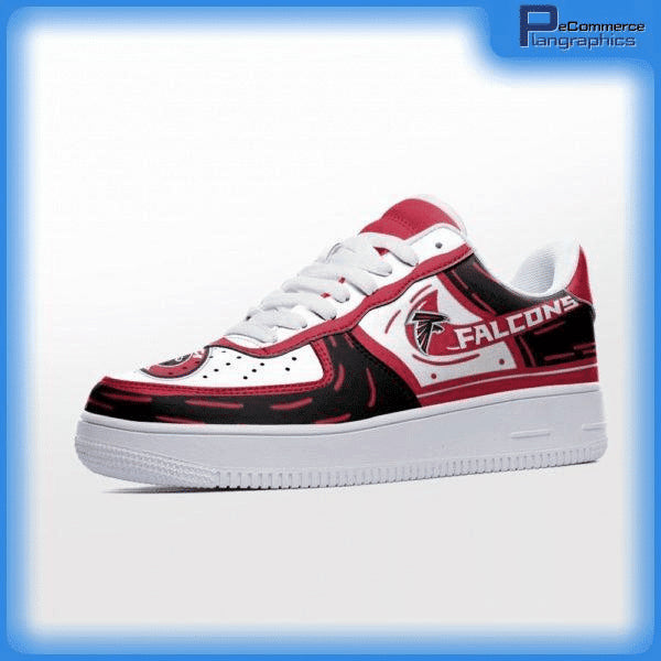 Ideafootwear Atlanta Falcons NFL Air Low-Top Sneakers Shoes For Men And Women
