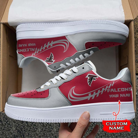 Ideafootwear Atlanta Falcons NFL Air Low-Top Sneakers Shoes For Men And Women