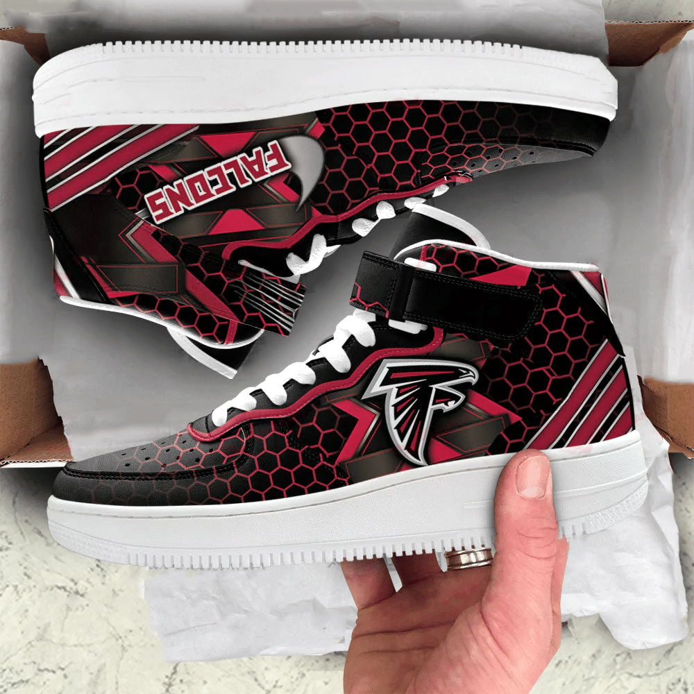 Ideafootwear Atlanta Falcons NFL Air Low-Top Sneakers Shoes For Men And Women