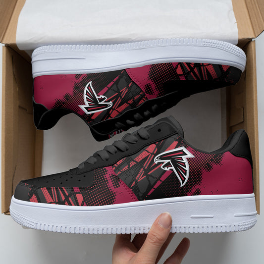 Ideafootwear Atlanta Falcons NFL Air Low-Top Sneakers Shoes For Men And Women