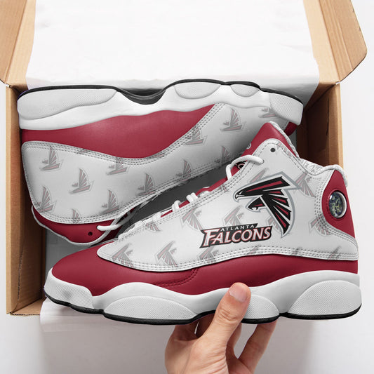 Ideafootwear Atlanta Falcons NFL AJ13 Sneakers Shoes For Men And Women