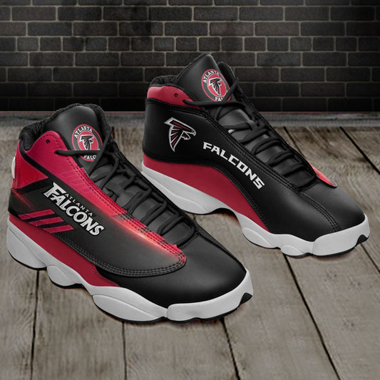 Ideafootwear Atlanta Falcons NFL AJ13 Sneakers Shoes For Men And Women