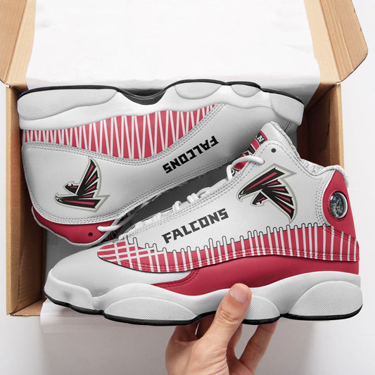 Ideafootwear Atlanta Falcons NFL AJ13 Sneakers Shoes For Men And Women