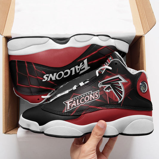 Ideafootwear Atlanta Falcons NFL AJ13 Sneakers Shoes For Men And Women