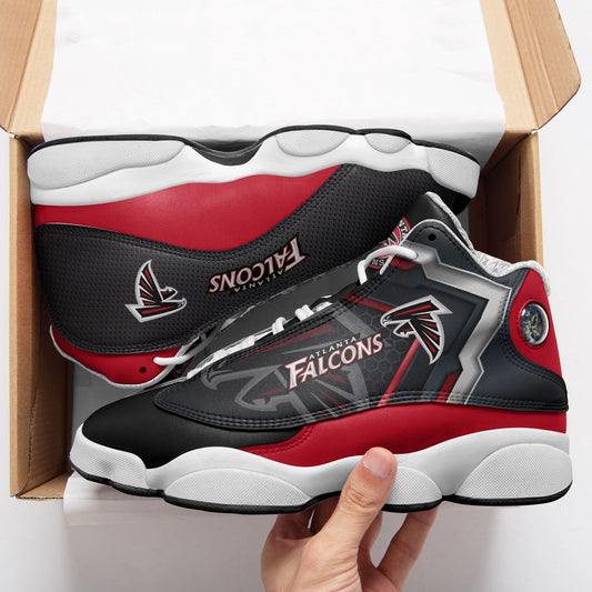 Ideafootwear Atlanta Falcons NFL AJ13 Sneakers Shoes For Men And Women