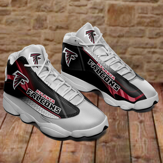 Ideafootwear Atlanta Falcons NFL AJ13 Sneakers Shoes For Men And Women