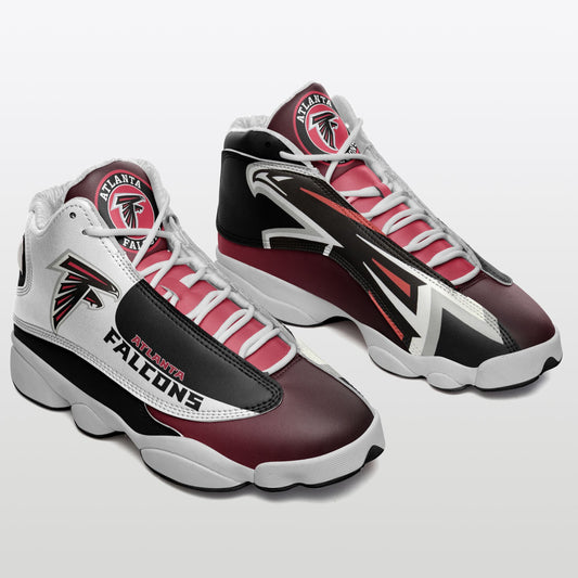 Ideafootwear Atlanta Falcons NFL AJ13 Sneakers Shoes For Men And Women
