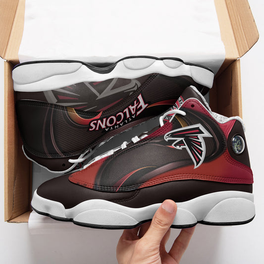 Ideafootwear Atlanta Falcons NFL AJ13 Sneakers Shoes For Men And Women