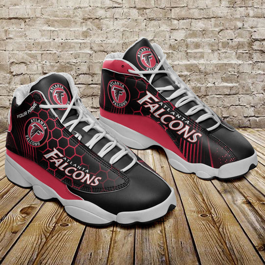 Ideafootwear Atlanta Falcons NFL AJ13 Sneakers Shoes For Men And Women