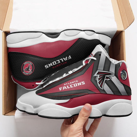 Ideafootwear Atlanta Falcons NFL AJ13 Sneakers Shoes For Men And Women