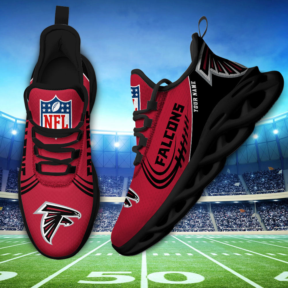 Ideafootwear Atlanta Falcons NFL Max Soul Shoes Sneakers For Men And Women