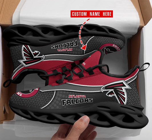 Ideafootwear Atlanta Falcons NFL Max Soul Shoes Sneakers For Men And Women