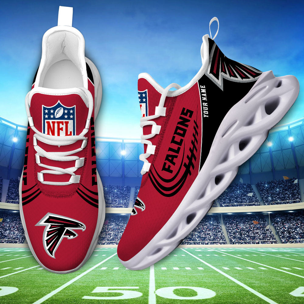 Ideafootwear Atlanta Falcons NFL Max Soul Shoes Sneakers For Men And Women