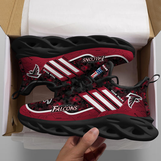 Ideafootwear Atlanta Falcons NFL Max Soul Shoes Sneakers For Men And Women