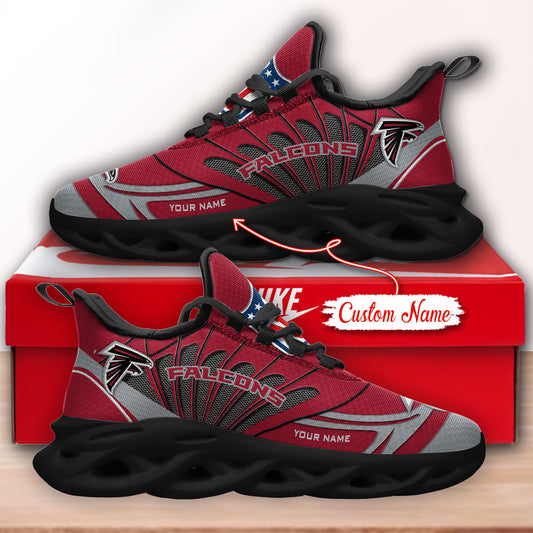 Ideafootwear Atlanta Falcons NFL Max Soul Shoes Sneakers For Men And Women