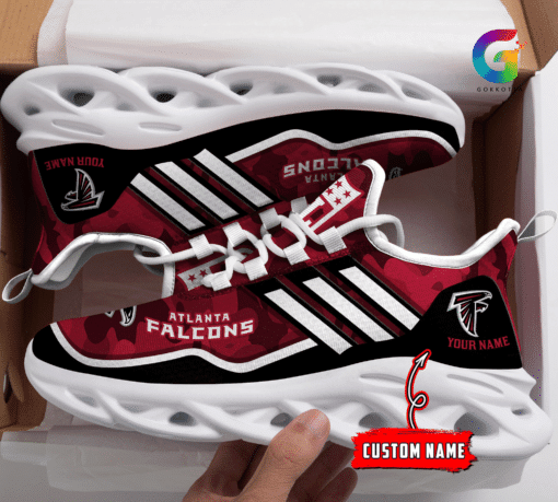 Ideafootwear Atlanta Falcons NFL Max Soul Shoes Sneakers For Men And Women