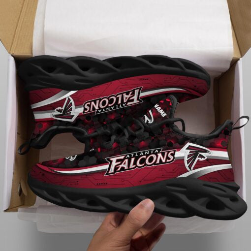 Ideafootwear Atlanta Falcons NFL Max Soul Shoes Sneakers For Men And Women