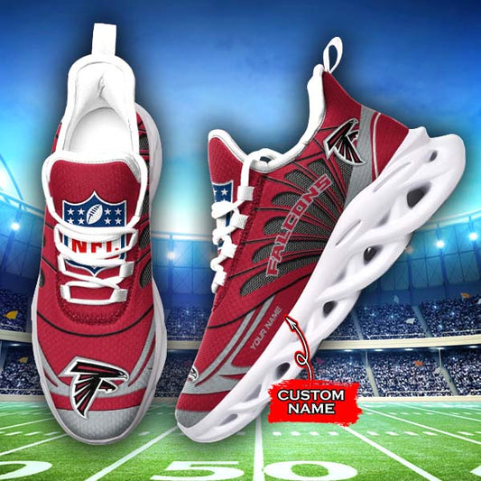Ideafootwear Atlanta Falcons NFL Max Soul Shoes Sneakers For Men And Women
