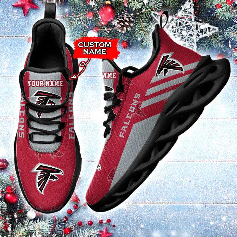 Ideafootwear Atlanta Falcons NFL Max Soul Shoes Sneakers For Men And Women