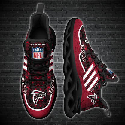 Ideafootwear Atlanta Falcons NFL Max Soul Shoes Sneakers For Men And Women