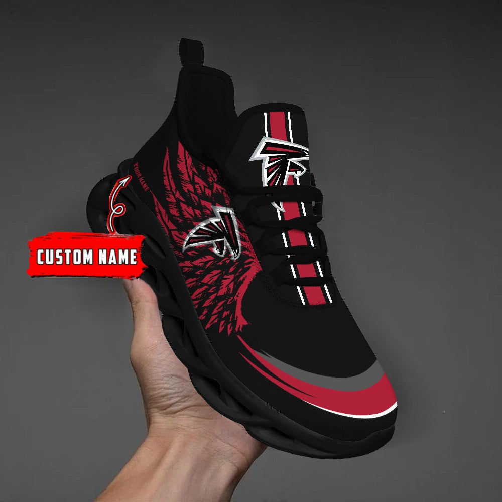 Ideafootwear Atlanta Falcons NFL Max Soul Shoes Sneakers For Men And Women
