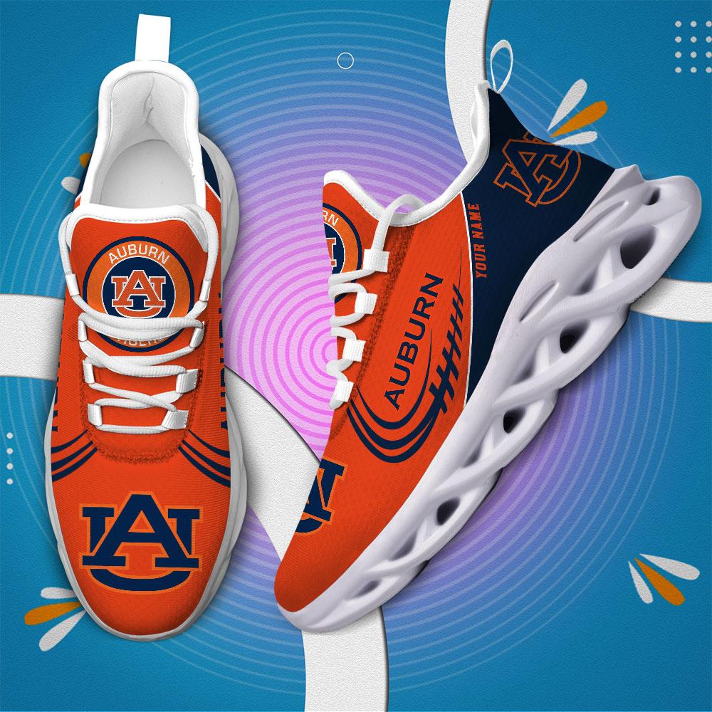 Ideafootwear Auburn Tigers Max Soul Shoes Sneakers For Men And Women