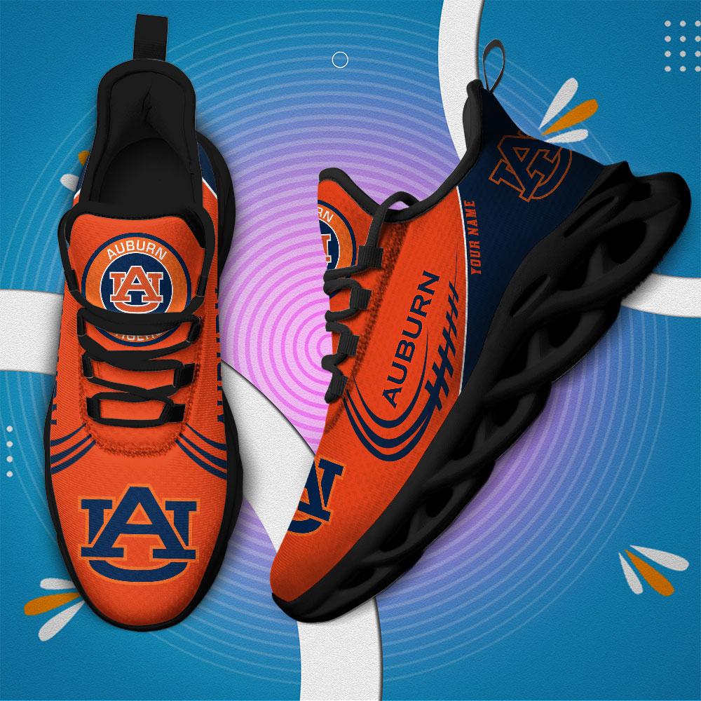 Ideafootwear Auburn Tigers Max Soul Shoes Sneakers For Men And Women