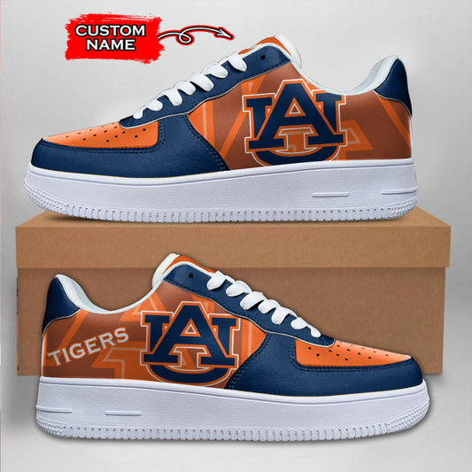 Ideafootwear Auburn Tigers NCAA Air Low-Top Sneakers Shoes For Men And Women