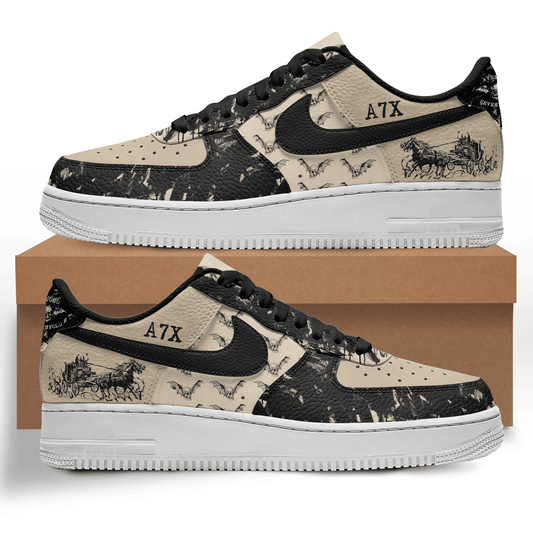 Ideafootwear Avenged Sevenfold Air Low-Top Sneakers Shoes For Men And Women