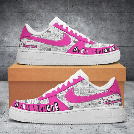Ideafootwear Avril Lavigne Air Low-Top Sneakers Shoes For Men And Women