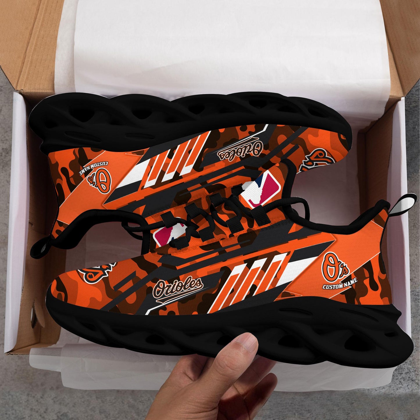 Ideafootwear Baltimore Orioles Max Soul Shoes Sneakers For Men And Women