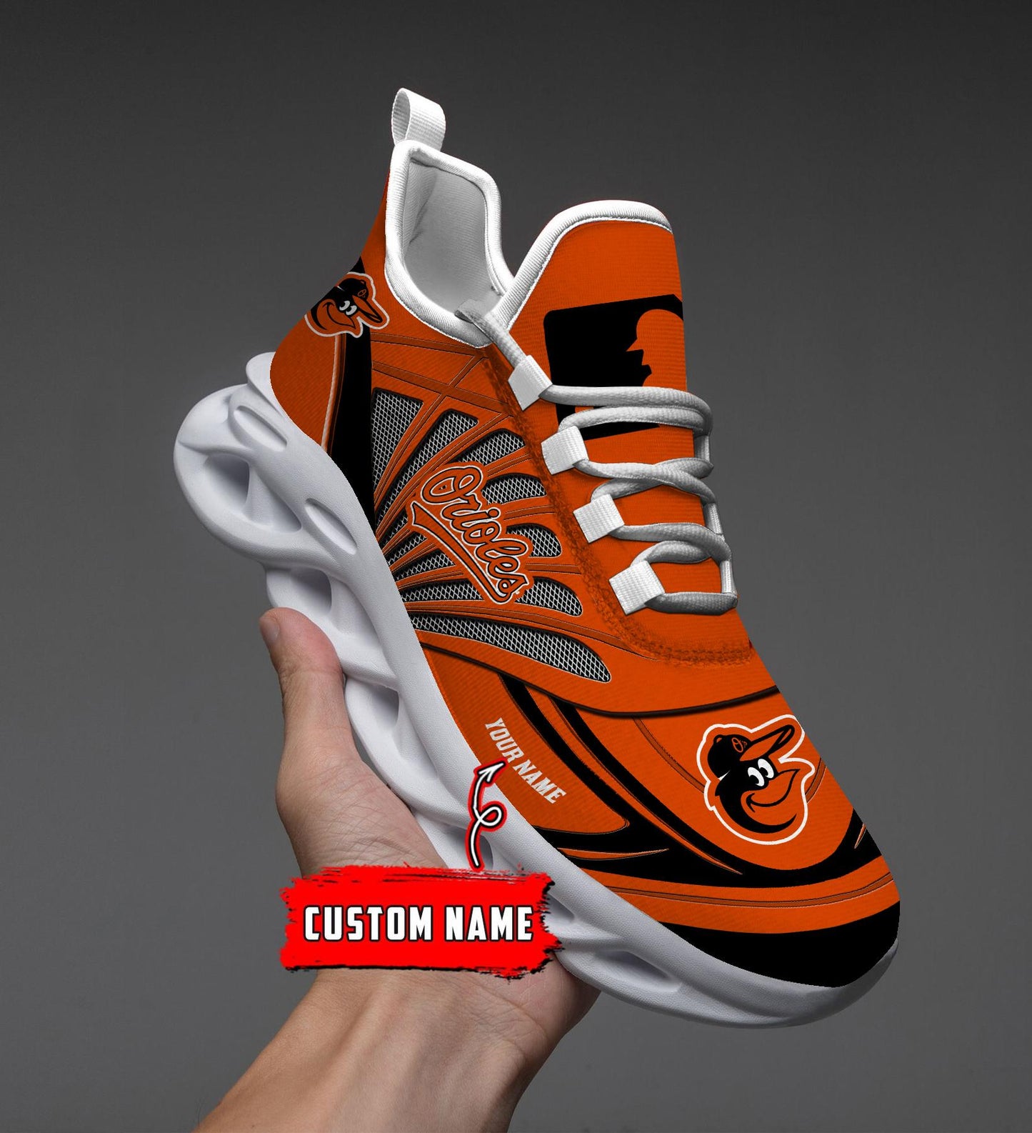 Ideafootwear Baltimore Orioles Max Soul Shoes Sneakers For Men And Women