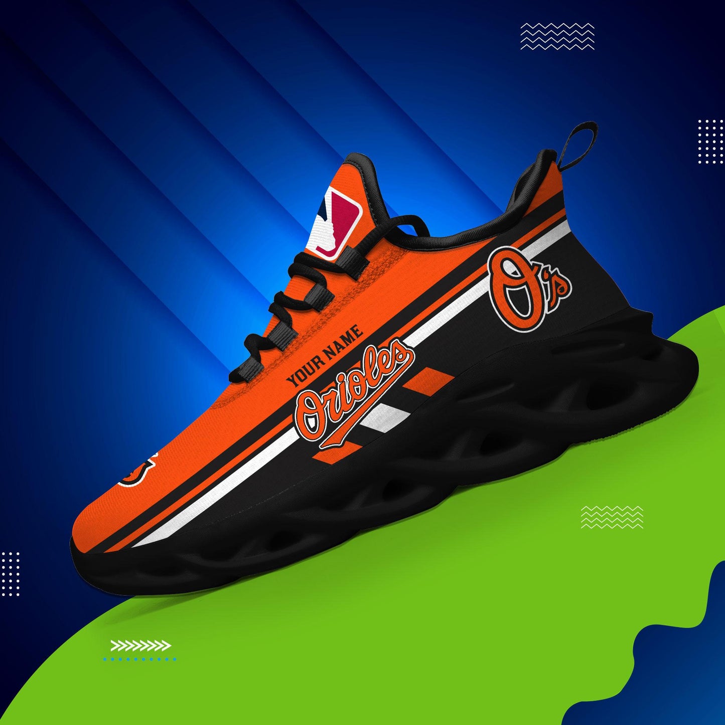 Ideafootwear Baltimore Orioles Max Soul Shoes Sneakers For Men And Women