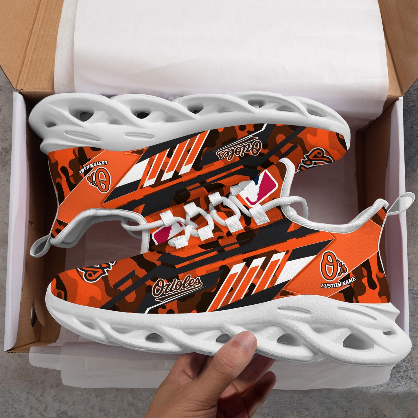 Ideafootwear Baltimore Orioles Max Soul Shoes Sneakers For Men And Women